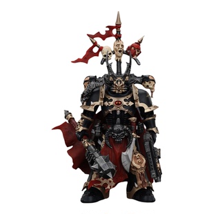 JOYTOY暗源1/18战锤40黑色军团装备爆矢枪和动力槌的神选勇士模型