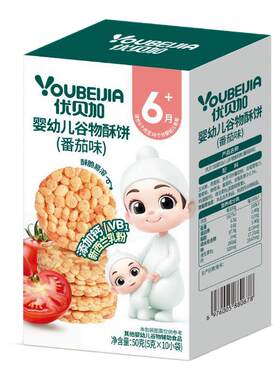 优贝加婴幼儿谷物酥饼0色素50g