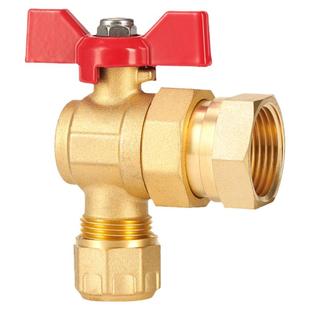 全铜大流量铝塑管球阀4分6分内外丝1620转2025地暖分水器阀门开关