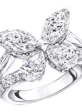 ChinPin/芷芯女莫桑石戒指