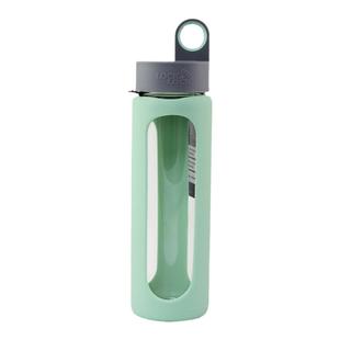 乐扣乐扣LOCK 耐热玻璃硅胶套水杯子LLG933容量510ml便携手提茶杯