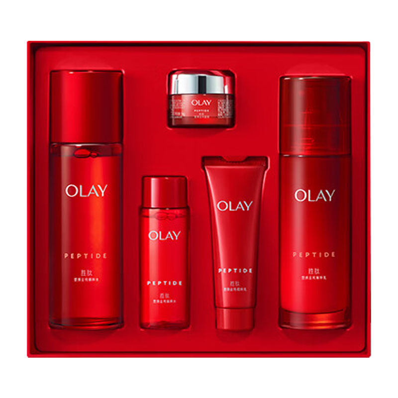 OLAY玉兰油大红瓶水乳套装礼盒补水保湿抗老抗皱送妈妈护肤品正品
