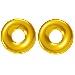 18K金轮胎珠光身算盘珠间隔珠散珠光面隔片路路通手工diy手链配件