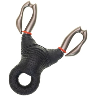 传统手工冷弯大威力高精准度竞技反曲口袋掌中宝不锈钢圆皮筋弹弓