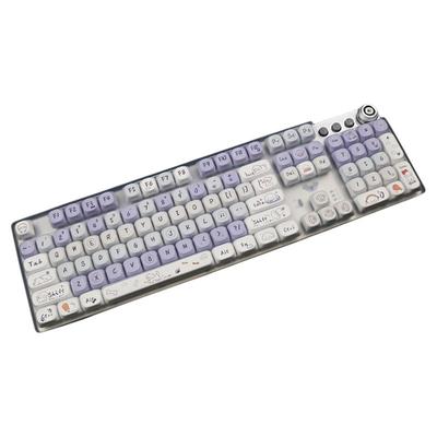 隆视圆键帽键盘膜适用于狼蛛F2068Pro机械键盘保护膜电竞游戏办公台式机电脑F2088 pro按键防尘罩凹凸垫配件