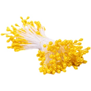 仿真花蕊彩色珠光花心手工DIY丝网花玫瑰扭扭棒花芯花艺材料配件