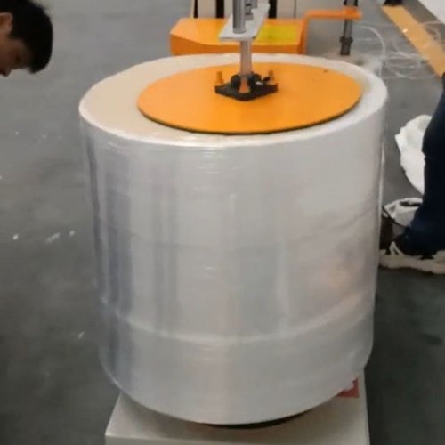 熔喷布缠绕机无纺布带压顶自动缠绕膜打包机托盘缠绕机缠绕膜薄膜