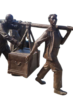 民俗民风人物雕塑定制厂家汉博