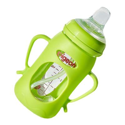 奶瓶保护套硅胶套子隔热防摔可视