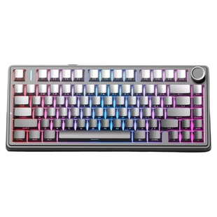 aula狼蛛F75客制化无线三模机械键盘办公游戏电竞无畏契约fps专用