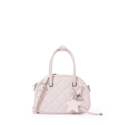 ANGELSKY小香风菱格波士顿斜挎包