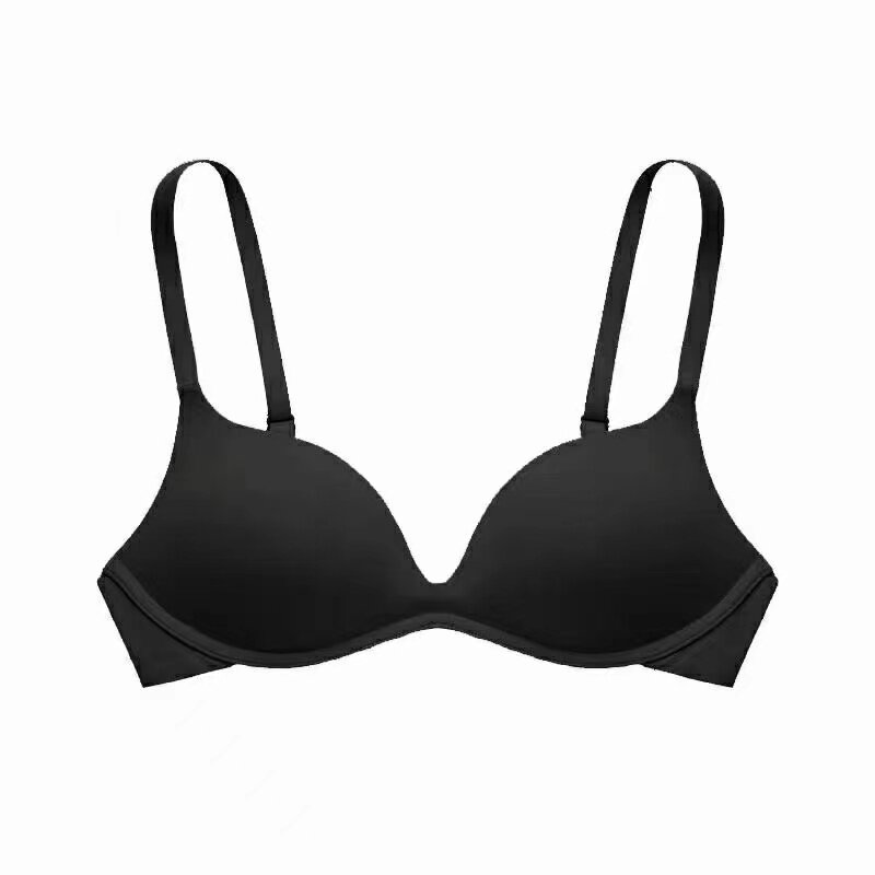 日本超薄款bra内衣少女无痕一片式聚拢无钢圈小胸平胸专用文胸罩