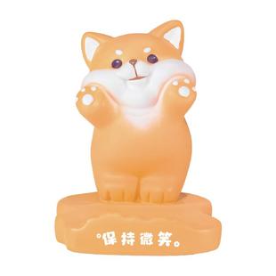 手机支架桌面治愈创意小摆件办公室工位装饰情绪稳定神器发疯摆件