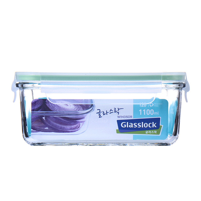 密封韩国汤碗glasslock午餐盒