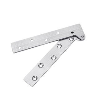 不锈钢360度门铰柜门上下铰链旋转7字鸡嘴暗藏合页门天地转轴门轴