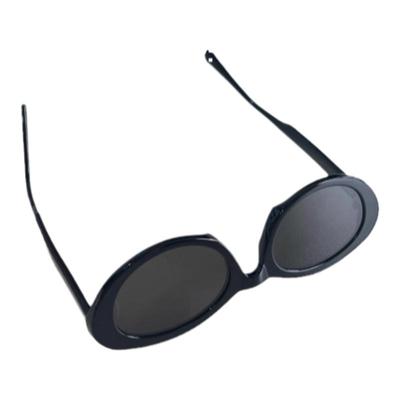 海的潮 鸡蛋仔墨镜 板材框Newjeans同款椭圆窄框猫眼尼龙太阳镜