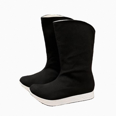 汉服皂靴透气帆布古装靴