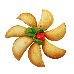 爆香冰淇淋油炸冰激凌10个酒店宴席特色小吃儿童甜点心冷冻半成品