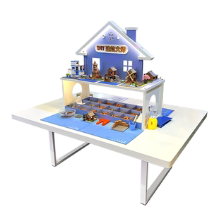 小小泥瓦匠儿童建筑师手工桌盖房子材料红砖瓦砌墙积木玩具项目