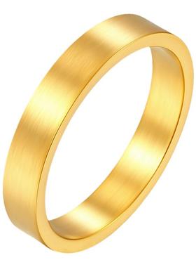 泰爱你冷淡风光面哑光戒指