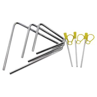 儿童小学生幼儿园专业打击乐器奥尔夫三角铃加厚三角铁4寸5/6/7寸