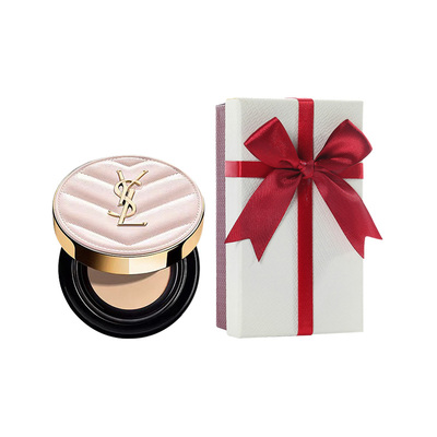 【自营】YSL/圣罗兰明彩粉光轻垫粉底液B10粉气垫礼盒12g七夕礼盒