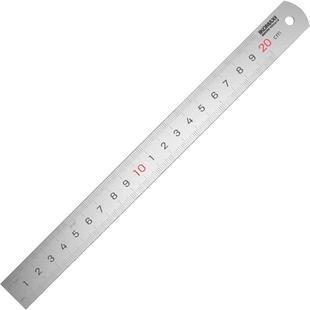 科麦斯钢尺30cm长直尺不锈钢刻度尺加厚高精度50厘米钢板尺铁尺