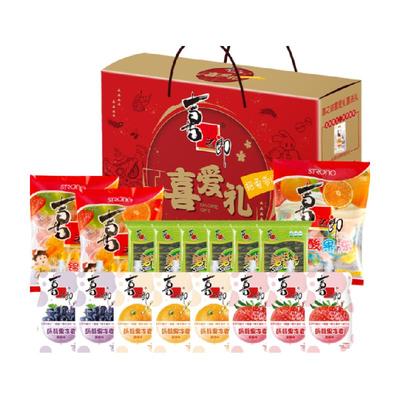 喜之郎果冻零食海苔年货送礼盒