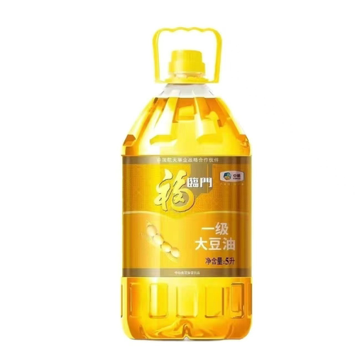 福临门一级大豆油5L食用油商用餐饮家用桶装大豆油炒菜烹饪