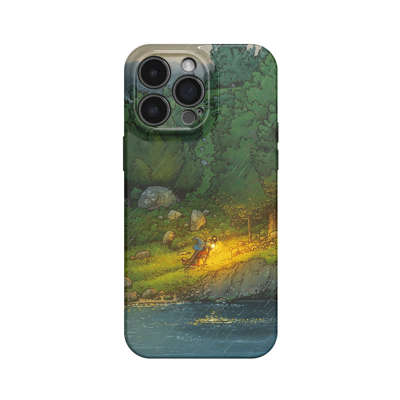 魔法师的归途~复古油画艺术ins适用iPhone16promax手机壳华为mate60小米15opporeno13苹果14vivox200一加ace5
