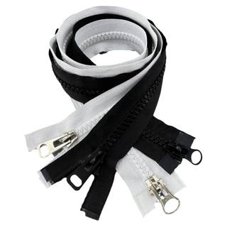 8号树脂粗齿衣服拉链羽绒服棉衣外套睡袋帐篷单双头开尾服装拉锁