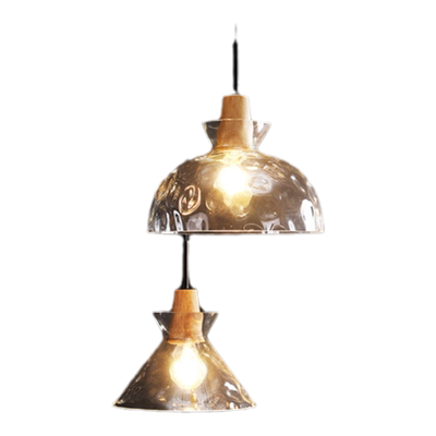 日式侘寂风餐厅吊灯北欧