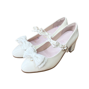 现货尖尖芭蕾原创优雅玛丽珍Lolita单鞋女高跟鞋尖头通勤OL2026