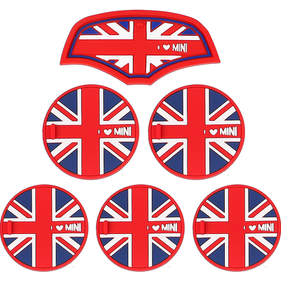 适用于宝马mini水杯垫门槽垫cooper countryman clubman储物槽垫