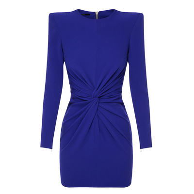 气质小礼服白色短款小众