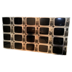 可播放老式黑白电视机复古怀旧影视道具民俗老物件摆件装饰品真机