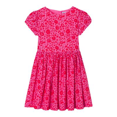 Jacadi亚卡迪法国女大童连衣裙夏季新品纯棉优雅印花裙子2037236