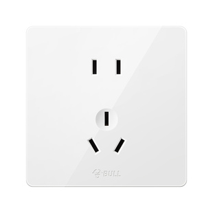 公牛五孔插座两孔10a加三孔16a安空调专用大功率面板多孔插旗舰店