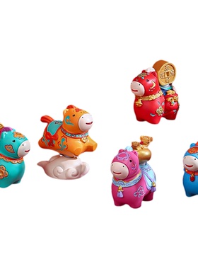 国潮马年吉祥物桌面摆件创意礼品