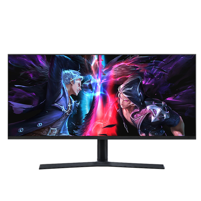 34英寸2K120HZ显示器4K电竞游戏曲面21：9带鱼屏办公液晶超清屏幕