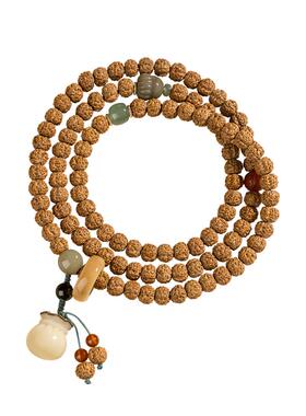 五台山天然金刚菩提108颗手串