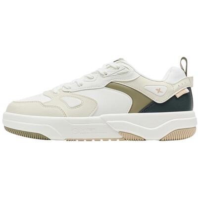 范丞丞同款丨特步星轨板鞋2026春季男士革面休闲鞋正品运动鞋男鞋