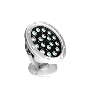 光奇LED水底灯水池灯喷泉灯水下灯12v鱼池景观射灯DMX512七彩RGB