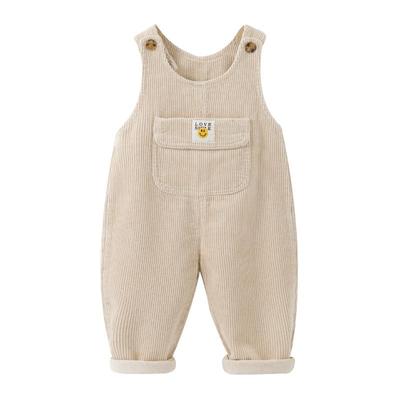 宝宝春秋灯芯绒背带裤