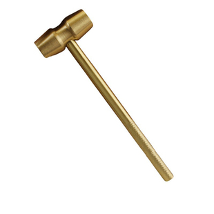 文玩锤纯黄铜小锤子实心小型圆头锤开工砸金蛋全铜锤工艺品送男友