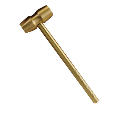 文玩锤纯黄铜小锤子砸金蛋手把件