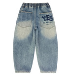 男童裤子春秋装2026新款儿童中大童帅气男孩直筒休闲牛仔裤青少年