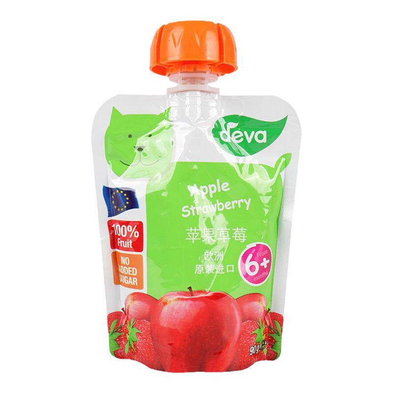 欧洲进口德娃DEVA纯果泥90g