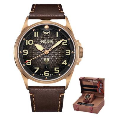 限量版青铜男表国货海鸥表礼盒装