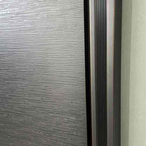 1.5锌合金门框铝条镶嵌磁吸不锈钢连体锁防盗门入户门铸铝门大门